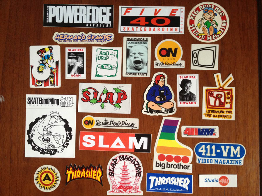Skateboard-Sticker-Collection-9-Thrasher-Bigbrother-SLAP