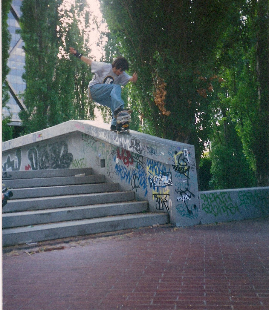 Steve Olson - 180 nosegrind 180 out – think this was 2nd try