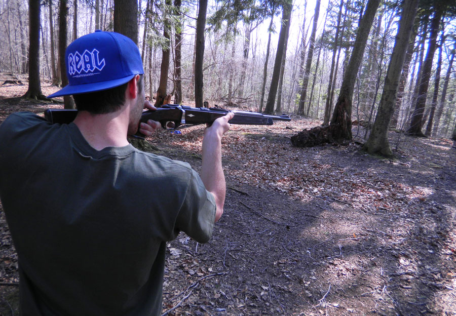 jake shootin in the woods / photo: jp gillispie