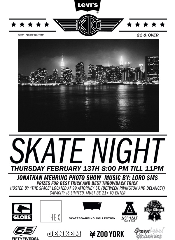Stop by tomorrow for the final skate night. 