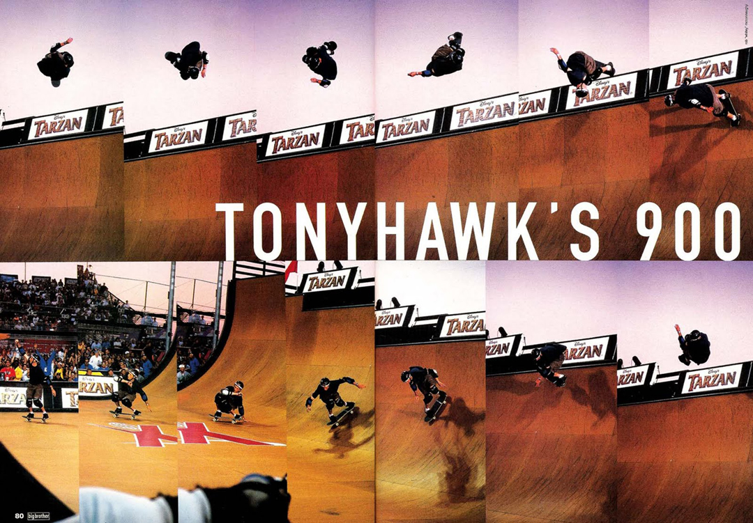 Tony Hawk 900 original sequence ran in Big Brother Magazine