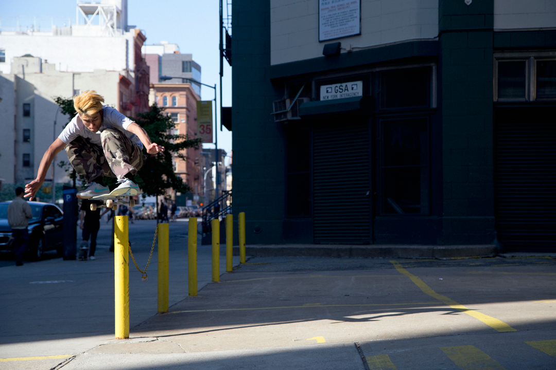 Chachi can ollie over anything... from flat!