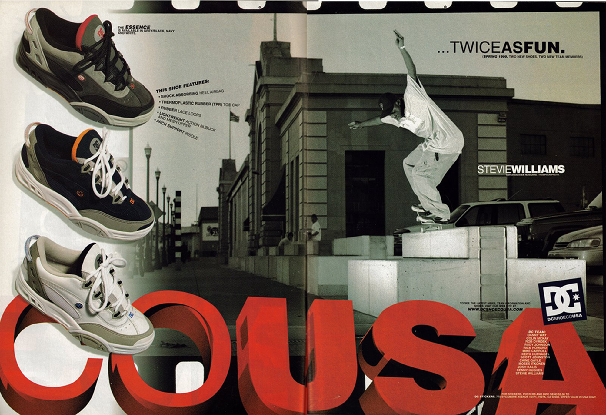 stevie williams first dc shoe